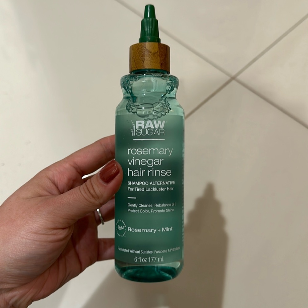 NEW Raw Sugar Rosemary Vinegar Hair Rinse